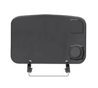 Car Table, Folding Tray, Foldable Non-Slip Laptop Stand Portable Reliable, Kids Passenger Roadtrip Eating Food Backseat, Travel Accessory for Auto Backseat Use Family, 13.98x9.25x0.87 Inches