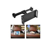 Car tablet/phone holder, adjustable and 360 rotatable, for the back seat - Black