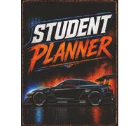 CAR-THEMED HOMEWORK PLANNER: Undated Assignment Tracker Notebook for Elementary, Middle School, High School, and College Students | Simple Layout for ... Tasks, Including ADHD-Friendly Planning