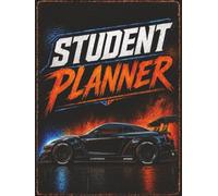 CAR-THEMED HOMEWORK PLANNER: Undated Assignment Tracker Notebook for Elementary, Middle School, High School, and College Students | Simple Layout for ... Tasks, Including ADHD-Friendly Planning