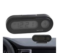 Car Thermometer - Thermometer for Car | Thermometers | Cars Digital Interior Lcd Display Temperature Meter Thermometers | Cars Digital Temperature Dashboard Clock Weather Thermograph
