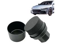 Car Tire Brush, Detailing Sponge Applicator, 4.72 X 3.35in Automotive Cleaning Tool, Ergonomic Non Slip Grip, Reusable High Density Foam for Waxing, Polishing, Buffing, Wheel Shine