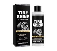 Car Tire Shine - 100ml Long Lasting Quick Dry Tire Restorer And Wheel Care Agent For Cars Trucks SUVs RVs And Automotive Detailing, Advanced Tyre Shine Formula