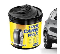 Car Tire Shine, Auto Tyre Polishing Nourishing, 170g Wheel Wax, Care Tool with Garage Style, Compact Supply with Shop Use, Vehicle Accessories for Mechanics Drivers Detailers Groomers Modifiers Racers