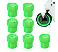 Car Tire Valve Stem Covers 8 Pieces Glowing Protector Easy Grip