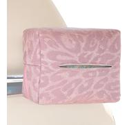 Car Tissue Box - Leopard Print Zipper Pouch | Tissue Box Holder For Car Organization, Auto Truck SUV Sedan Backseat Headrest Armrest Dashboard Travel Road Trip Men Women