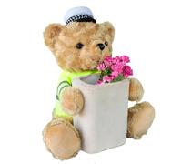 Car Tissue Box-Tissue Holder | Soft Paper For Car,2-In-1 Bear Plush Storage Organizer,Automotive Vehicle,Truck Sedan RV Road Trip Travel Toy Snack Purse Umbrella Key Napkin