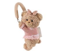 Car Tissue Holder, Cute Bear Plush Case, Soft Auto Napkin Storage Bag, Seat Back Headrest Mount Design, Decorative Tissue Dispenser Build, SUV MPV Truck Vehicle Home Office 13.78x6.69 Inches