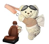 Car Tissue Holder Cute Crawling Bear Vehicle - Interior Organizer