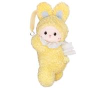 Car Tissue Holder | Paper Towel Dispenser Rabbit Design | Plush Decorative Cute Animal Tissues Storage Box for Truck RV Headrest Visor Console Armrest Desktop Home