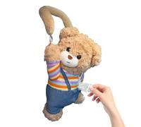 Car Tissue Holder - Plush Bear Auto Napkin Organizer, Car Napkin Holder, Stuffed Tissue Holders | For SUVs RVs Sedans Trucks Drivers Owners Travelers Daily Commute Road Trips Family Travel School Run