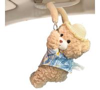 Car Tissue Holder - Plush Bear Auto Napkin Organizer, Car Napkin Holder, Stuffed Tissue Holders | For SUVs RVs Sedans Trucks Drivers Owners Travelers Daily Commute Road Trips Family Travel School Run