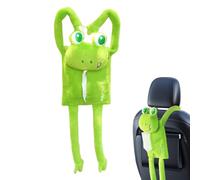 Car Tissue Holder, Plush Napkin Organizer, Seatback Storage Box, Soft Touch Material, Easy Refill Access, Ideal for Vehicle Interiors, Road Trips, Daily Commutes and Passenger Convenience