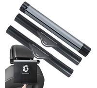 Car Trash Bag, Roller Type Organizer, Aluminum Alloy Construction, Hook Attachment Design, Vehicle Accessory for SUV, Truck, RV, Van, Sedan, Travel, Road Trip, Back Seat Use, 10.63x1.38 inches