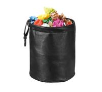 Car Trash Can - Automotive Waste Organizer | Vehicle Front Seat Storage Box with Lid, Leakproof Design for Sedans, Adjustable Strap, 0.9 Gallon Car Garbage Bin for Road Trips Daily Commute Camping