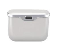 Car Trash Can - Mini Automotive Rubbish Bin With Lid, Space-Saving Organizer | RV Truck Sedan Pickup Interior, Portable Waste Container, Compact Car Garbage Holder, Travel Auto Trash Organizer, Easy