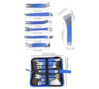 Car Trim Removal Tool, 7 Pieces Car Door Panel Clip Remover Kit, Ergonomic Pry Puller Set for Vehicle Interior Dashboard Fastener Clips Audio Window Auto Repair Tools Mechanic Use 27x25cm