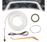 Car Trunk Light Strip,Cinturón de Luz LED del Maletero,Luz Maletero Coche,Tail Box Light Strip,LED Strip Lights for Car Trunk Cargo(Blanco,4M)