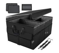 Car Trunk Organizer SUV, Car Storage Box For Road, Foldable Portable Multifunctional Auto Accessories, Trip Travel Camping Picnic Long Drive Family Trip Activities Snack Time Daily Commuting Van