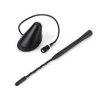Car Universal de 9 Pulgadas Black FM Radio Am Antena Espiral Varilla aérea mástil con Base para vehículos