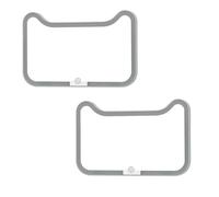 Car Vanity Mirror, Led Car Vanity Mirrors with Dimming - Bright LEDs & 3 Color Modes, Universal Makeup Mirrors for Women (2PCS)