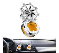 Car Vent Air Freshener, Car Deodorizer Scent, Creative Fan Clip, Fragrance Ornament Decor, Long-Lasting Fragrance, Ideal for Women and Men, 2.48 X 1.57 X 0.78inch
