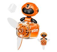 Car Vent Air Freshener | Cartoon Robot Pilot Perfume | Rotating Car Diffuser | Cute Car Air Freshener | Automatic Car Air Diffuser Compact & Versatile Acrylic For Various Models