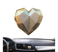 Car Vent Air Freshener, Lion Heart Fragrance Diffuser Stone, Clip On Design, Long-Lasting Aromatherapy for Vehicle Interior, Cute Automotive Decoration, Champagne Pink