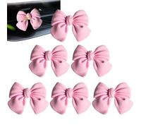 Car Vent Air Freshener, Portable Car Odor Eliminator, 1.38x1.18 inches Aromatherapy Fragrance with Bow Shape, Fresh Scent for Trucks, Autos, RVs, and Cars