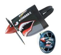 Car Vent Air Freshener - Rotating Propeller Car Scent Diffuser, Long Lasting Fighter Plane Shark Nose Aromatherapy | Airplane Interior Decor For Summer Winter Valentine Christmas Office Bathroom
