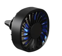 Car Vent Clip Fan, Portable Vehicle Cooler, 3.46x3.27x3.27 inches Light Cooling Device, Compact Air Circulator, 3 Speed Wind Control For Trucks Cars Hot Weather Driving Use