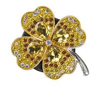 Car Vent Clips, Alloy Four Clover Air Freshener Rustproof For Air Vent, Multifunctional Rotatable Car Interior Accessories, Fragrance Decor Lucking Ornaments For Air Vent