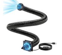 Car Vent Extender For Back Seat Pet-Friendly With USB Airflow Fan 3 Meter