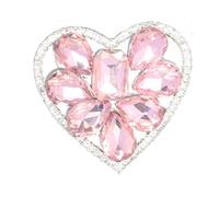 Car Vent Heart Air Freshener | Love Heart Fragrance Clip | Rhinestone Car Air Freshener | Sparkling | Car Vent For Fragrance | Dependable Material For Pleasant Driving Experience
