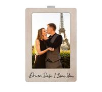 Car Visor Photo Clip - 10.7x7x2.2cm Wooden Photo Clip For Car Sun Visor, Stowing & Tidying Accessories, Compact Automotive Interior Decoration For Friends Parents Husband Partners