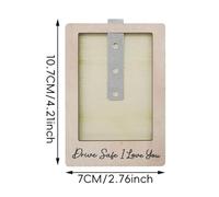 Car Visor Photo Clip, Interior Decoration for Car Enthusiasts, Versatile Photo Holder for Road Trips, Families, Drivers, Fitness Lover, Tourist, Keep Memories Close While Traveling, 10.7x7x2.2cm
