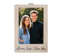 Car Visor Photo Clip, Sun Visor Picture Holder, Compact Organizer, Secure Display, Easy Installation Accessory, Ideal for Road Trips, Drivers, Families, Tourists, 4.21x2.76x0.87 Inches