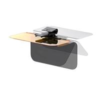 Car Visor, Sun Shield, Anti Glare Windshield Extension, 13.58x6.5 Inches Day Night Driving Goggles Panel, Down Sunshade Mirror for Eye Protection, Safety Accessory SUV, Truck, Vehicle