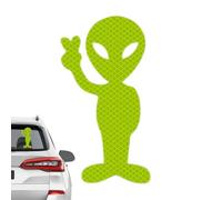 Car Warning Reflective Stickers - Car Decal Reflective Sticker | Funny Cars Window Decals | High Visibility Safety Decals for Night Rain Fog, Scratch Resistant, for Backpacks Helmets Bumpers, UV Prote