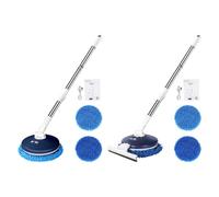 Car Wash Brush, Cordless Cleaning Mop, Rotating Rechargeable Cleaner, Adjustable Scrubber Tool, for Auto Vehicles Glass Home House Indoor Outdoor Garage Women Men Use 55.11x8.26x3.34 inch