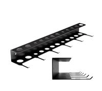 Car Wash Brush Hanger, Wall Mounted Tool Organizer Rack, Heavy Duty Storage With Hooks, Space Saving Brush And Accessory Holder For Garage Workshop Home, Keeps Detailing Tools Neat And Accessible