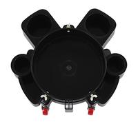 Car Wash Detailing Bucket Dolly, Black Multifuncional Rolling Dolly para Car Detailing Wash con 5 Ruedas Giratorias de Servicio Pesado