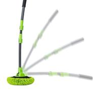 Car Wash Mop Brush | Extendable Vehicle Washing Brush | Chenille Microfiber Dust Removal Tools | Automobile Detailing Accessories For Caravan, Truck, RV, Tires