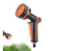 Car Wash Nozzle - 5 Patterns Sprinkler Head | High Pressure Water Spray Nozzle | Multifunctional Garden Hose Spray, ABS Auto Detailing And Lawn Watering Wand For Home Cleaning