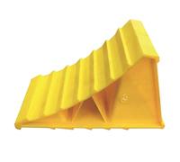 Car Wheel Chock - ABS 15 cm, Tire Slip Stopper, Anti Slip Block | Portable Tire Support For Secure Car, Trailer, Truck Parking, Heavy Duty Design, Small Cars, Sedans, Buses, Safety Device