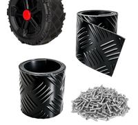 Car Wheel Grip Traction Bands Kids Electric Car Tire with 50 Screws | Electric Car Wheel Grip Traction Bands for Driveway Backyard Playground Garden Patio Sidewalk Park