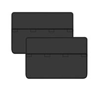 Car Window Covers - Magnetic Thickened Fabric Material | Vehicle Privacy Interior Shading And Blackout Blind Accessories | For Side Back Window Sedan RV Summer Parking And Road Trip Use