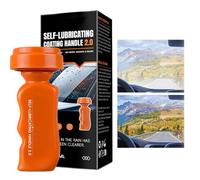 Car Window Film Remover, Anti Glare Degreaser Cleaner, 90ml Glass Lotion with Cleaning Board, Durable Formula Automotive Windshield Mirror Door Shower Use, Interior Exterior Vehicle Care