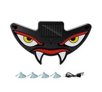 Car Window Light Decor Dynamic Eye Front Windshield Warning Sign Rear LED