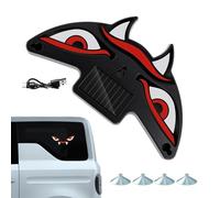Car Window Light Decor Front Rear - Car Window Solar Light for Dashboard
